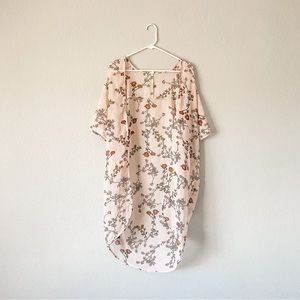 Live 4 Truth Pink Floral Kimono